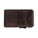 Velnox Wallet — Pop-Up RFID Wallet for Men — Dark Espresso